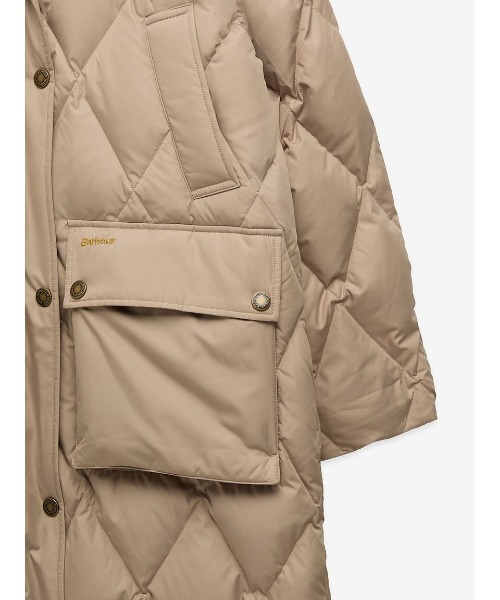 Yasminキルティング ダウン ジャケット ロング（レディース）（ダウン