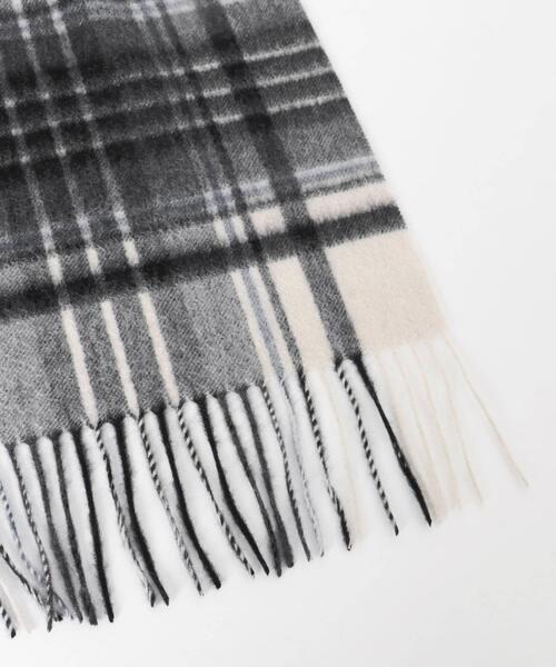 URBAN RESEARCH ROSSO WOMEN（アーバンリサーチ　ロッソ）の「カシミヤチェックストール（ストール/ショール・レディース・ベージュ系その他/ブラック系その他・FREE）」の6枚目の写真