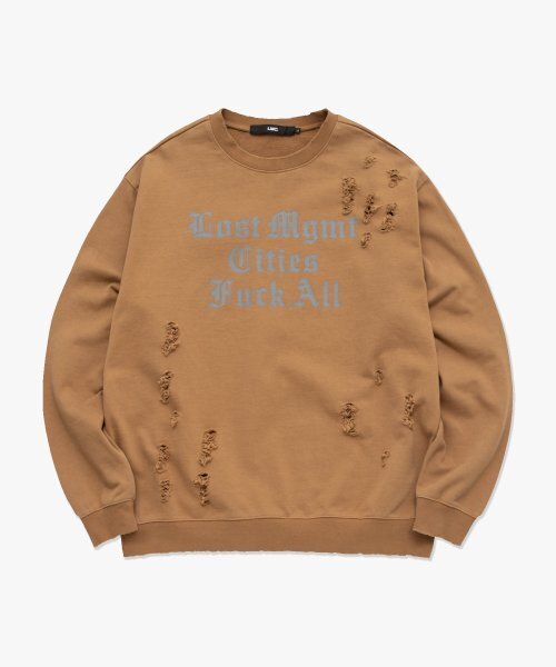 LMCの「LMC DISTRESSED EDGE F ALL SWEATSHIRT camel(スウェット・レディース・その他・LARGE/MEDIUM/SMALL/X-LARGE)」の5枚目の写真