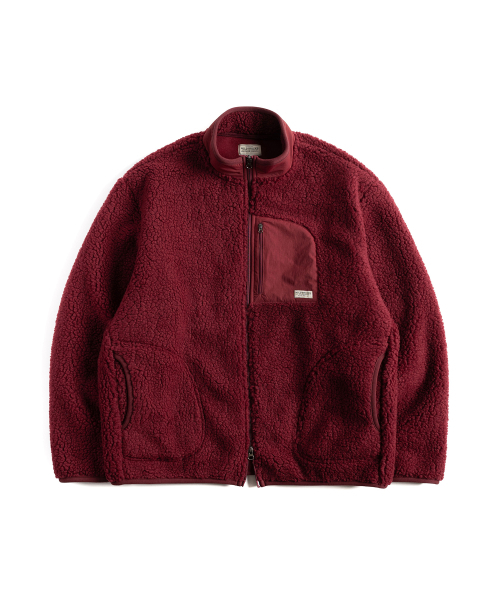 WILD BRICKS(ワイルドブリックス)の「W24 FLEECE JACKET (red)(その他アウター・メンズ・その他・X-LARGE/LARGE/MEDIUM)」の1枚目の写真