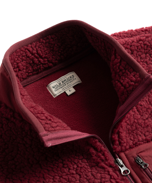 WILD BRICKS(ワイルドブリックス)の「W24 FLEECE JACKET (red)(その他アウター・メンズ・その他・X-LARGE/LARGE/MEDIUM)」の7枚目の写真