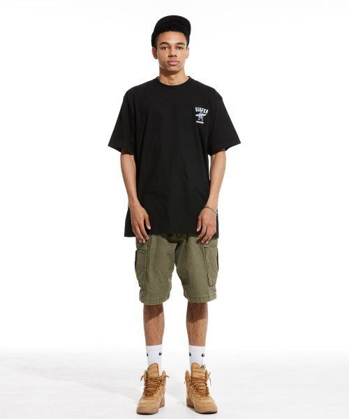 CREAM SODA LAB(クリームソーダラボ)の「LABグレーサーファースモールロゴ半袖Tシャツブラックホワイト(Tシャツ/カットソー・メンズ・その他・LARGE/MEDIUM/X-LARGE/XX-LARGE)」の5枚目の写真