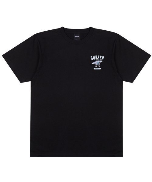 CREAM SODA LAB(クリームソーダラボ)の「LABグレーサーファースモールロゴ半袖Tシャツブラックホワイト(Tシャツ/カットソー・メンズ・その他・LARGE/MEDIUM/X-LARGE/XX-LARGE)」の11枚目の写真