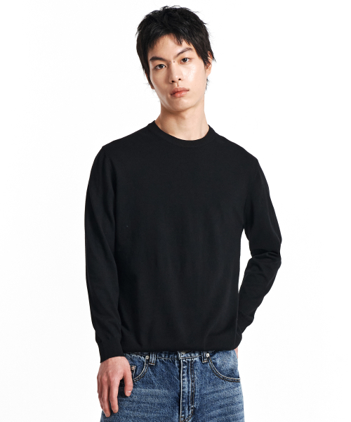 KICHUL(キチョル)の「Core Layer Knit Top (Black)(ニット/セーター・メンズ・その他・MEDIUM/SMALL/LARGE)」の3枚目の写真