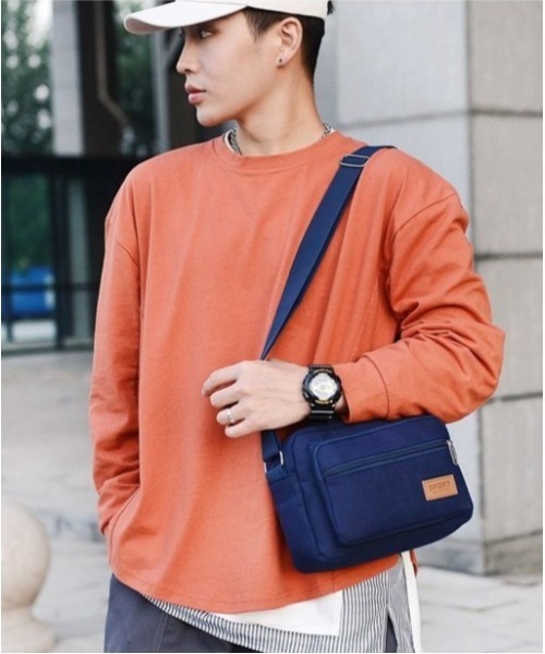 BACKYARD FAMILY(バックヤードファミリー)の「ショルダーバッグ pmysbag08(ショルダーバッグ・メンズ・ダークブルー/ブラック/ベージュ/ブラウン/オリーブ・FREE)」の7枚目の写真