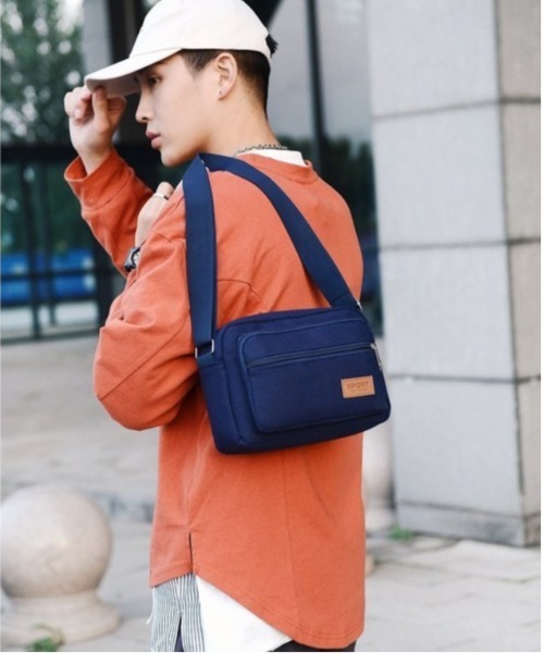 BACKYARD FAMILY(バックヤードファミリー)の「ショルダーバッグ pmysbag08(ショルダーバッグ・メンズ・ダークブルー/ブラック/ベージュ/ブラウン/オリーブ・FREE)」の8枚目の写真