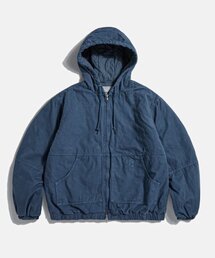 ESPIONAGE | Overdyed Hooded Work Jacket Pigment Blue(パーカー)