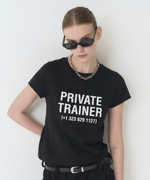 POSE NUMBER EIGHT（ポーズナンバーエイト）の「P.T BABY TEE (BLACK)（Tシャツ/カットソー）」