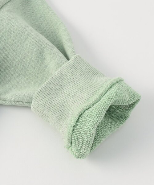 F.O.KIDS（エフオーキッズ）の「BRUH ロゴプルオーバー_ジュニア対応（スウェット・キッズ・チャコール/ミント/ピンク・100/110/120/130/140/150/160）」の7枚目の写真