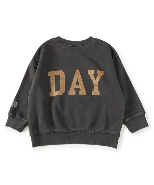 F.O.KIDS（エフオーキッズ）の「BRUH ロゴプルオーバー_ジュニア対応（スウェット・キッズ・チャコール/ミント/ピンク・100/110/120/130/140/150/160）」の10枚目の写真