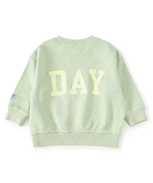 F.O.KIDS（エフオーキッズ）の「BRUH ロゴプルオーバー_ジュニア対応（スウェット・キッズ・チャコール/ミント/ピンク・100/110/120/130/140/150/160）」の11枚目の写真