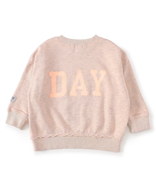 F.O.KIDS（エフオーキッズ）の「BRUH ロゴプルオーバー_ジュニア対応（スウェット・キッズ・チャコール/ミント/ピンク・100/110/120/130/140/150/160）」の12枚目の写真