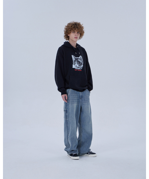DYSFUNCT(ディスファンクト)の「STERN CAT HOODIE (BLACK)(パーカー・メンズ・その他・LARGE/MEDIUM)」の7枚目の写真