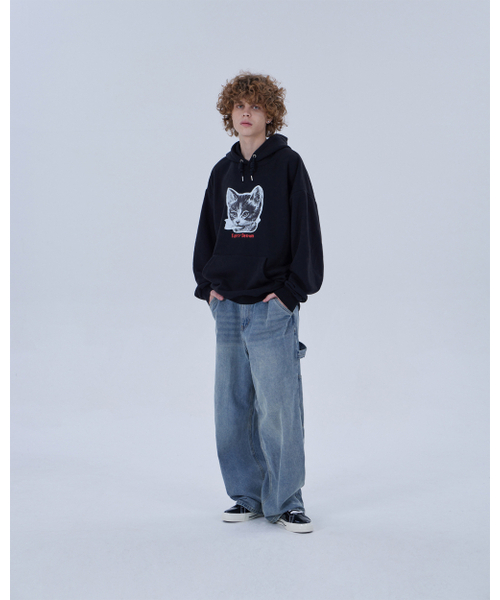 DYSFUNCT(ディスファンクト)の「STERN CAT HOODIE (BLACK)(パーカー・メンズ・その他・LARGE/MEDIUM)」の8枚目の写真