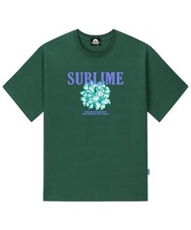 サーリムフラワーグラフィックTシャツ - グリーン