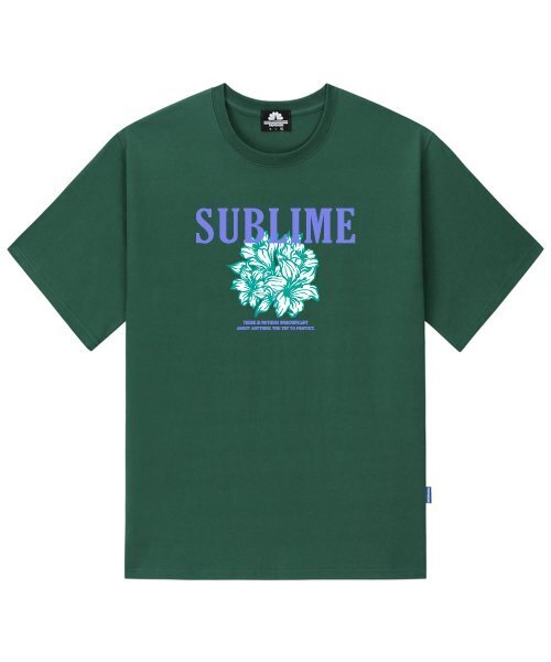 TRIPSHION(トリップション)の「サーリムフラワーグラフィックTシャツ - グリーン(Tシャツ/カットソー・メンズ・その他・LARGE/MEDIUM/X-LARGE)」の1枚目の写真
