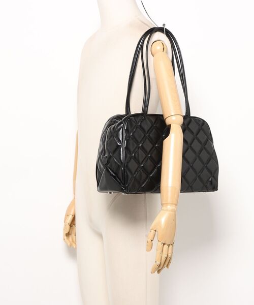 MARC JACOBS ザ キルテッド レザー バッグ セール】THE QUILTED LEATHER DUAL BAG SATCHEL/ザ キルテッド レザー