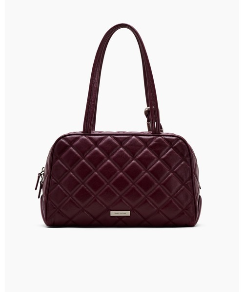 MARC JACOBS（マークジェイコブス）の「THE QUILTED LEATHER DUAL BAG SATCHEL/ザ キルテッド レザー デュアル バッグ サッチェル（ショルダーバッグ・レディース・ブラック/プラム・ONE SIZE）」の9枚目の写真