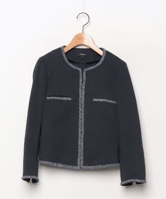 スローブイエナ ブランケットステッチニットジャケット ブランケットステッチニットジャケット（その他アウター）｜SLOBE IENA