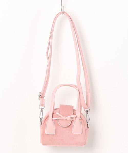 HOOK(フック)の「HOOK for girls ショルダーベルト付きミニボストンバッグ(トートバッグ・レディース・ブラック/ブラウン/ピンク・FREE)」の9枚目の写真