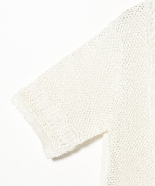boussole（ブソル）の「【7/31再値下げ】【別注】boussole / Short Sleeve Knit（シャツ/ブラウス・レディース・ホワイト/ブラック・ONE SIZE）」の13枚目の写真