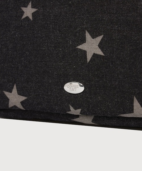 COVERNAT(カバーナット)の「CLOVER HEART TOP HANDLE STAR TOTE BAG(ショルダーバッグ・メンズ・ダークグレー・FREE)」の5枚目の写真