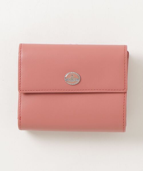 VINTAGE ORB LEATHER CLASP TRIFOLD WALLET（財布）｜Vivienne