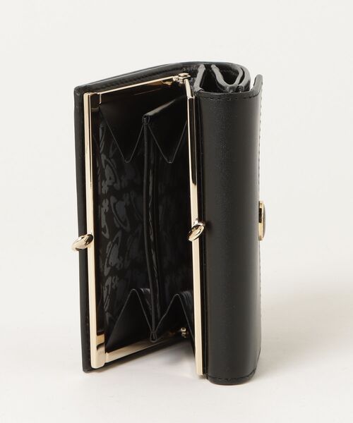 VINTAGE ORB LEATHER CLASP TRIFOLD WALLET（財布）｜Vivienne