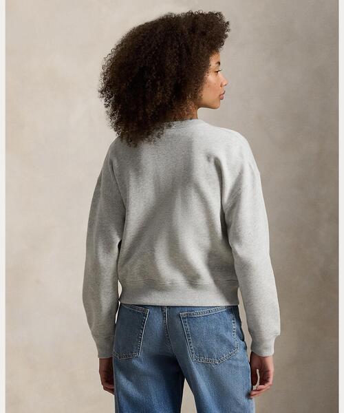 POLO RALPH LAUREN（ポロ ラルフ ローレン）の「ロゴ フリース カーディガン（カーディガン/ボレロ・レディース・グレー系・XS/XL/S/M/L）」の3枚目の写真