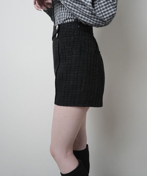 LIPSERVICE（リップサービス）の「アシメベルトショートパンツ（その他パンツ・レディース・ブラック/ホワイト・S/M）」の10枚目の写真