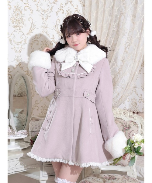 ヨークフリルドレッシープリンセスコート（その他アウター）｜NOEMIE