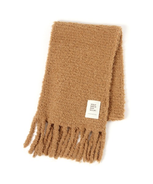 studio CLIP（スタディオクリップ）の「軽いふわふわマフラー（マフラー・レディース・モカ/ラベンダー/ベージュ/グリーン・FREE）」の6枚目の写真