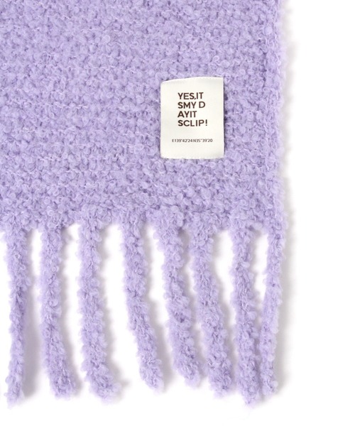 studio CLIP（スタディオクリップ）の「軽いふわふわマフラー（マフラー・レディース・モカ/ラベンダー/ベージュ/グリーン・FREE）」の10枚目の写真