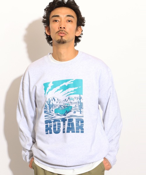 ROTAR(ローター)の「Wilderness Sweat(スウェット・メンズ・アッシュグレー/サンドベージュ/グリーン系その他・SMALL/MEDIUM/LARGE/X-LARGE)」の1枚目の写真