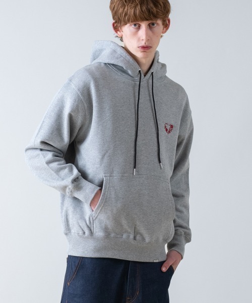 rehacer（レアセル）の「rehacer : Engage Heart HW Hoodie / エンゲージハート ヘヴィウェイト フーディー（パーカー・メンズ・グレー/ネイビー/ブラック・X-LARGE/LARGE/MEDIUM/SMALL）」の17枚目の写真