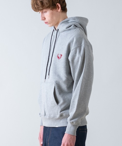 rehacer（レアセル）の「rehacer : Engage Heart HW Hoodie / エンゲージハート ヘヴィウェイト フーディー（パーカー・メンズ・グレー/ネイビー/ブラック・X-LARGE/LARGE/MEDIUM/SMALL）」の6枚目の写真