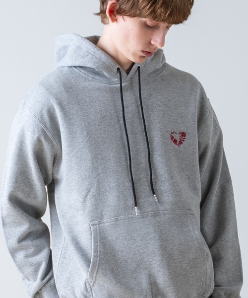 rehacer（レアセル）の「rehacer : Engage Heart HW Hoodie / エンゲージハート ヘヴィウェイト フーディー（パーカー・メンズ・グレー/ネイビー/ブラック・X-LARGE/LARGE/MEDIUM/SMALL）」の16枚目の写真