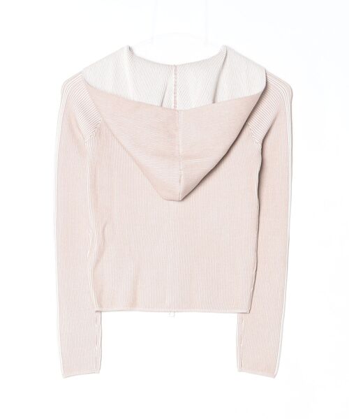 GUESS JEANS Long Sleeves Ribbed Hoodie Zip Cardi パーカー | GUESS