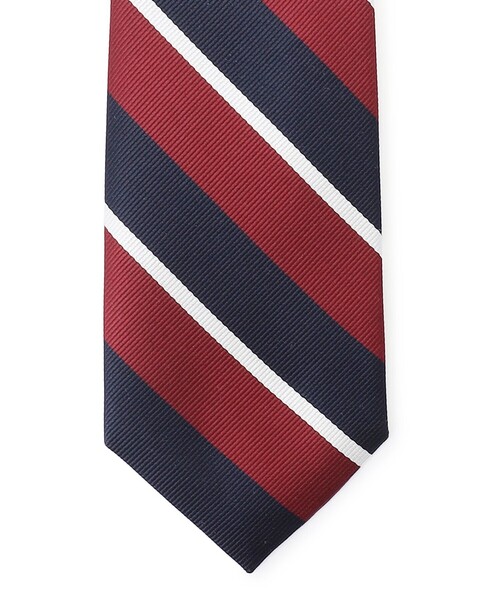 J.PRESS(ジェイプレス)の「【定番】オーセンティックレジメンタル ネクタイ(ネクタイ・メンズ・ネイビー系2/ワイン系2・F)」の3枚目の写真