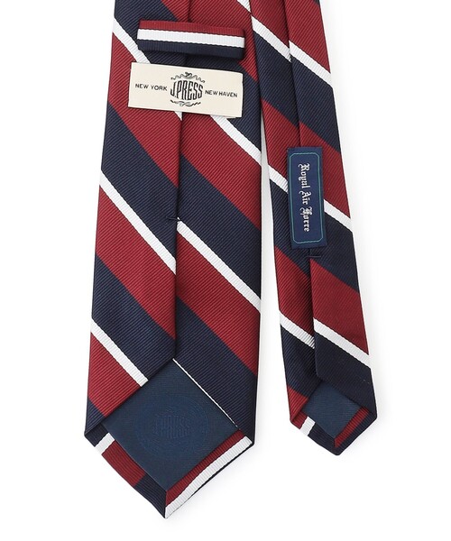J.PRESS(ジェイプレス)の「【定番】オーセンティックレジメンタル ネクタイ(ネクタイ・メンズ・ネイビー系2/ワイン系2・F)」の4枚目の写真