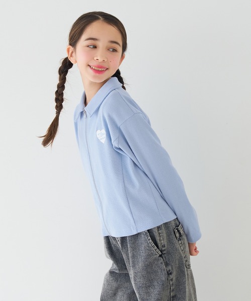 coca(coca)(コカ)の「キッズ リブジップアップトップス(Tシャツ/カットソー・キッズ・ブラック/ブルー・120/130/140/150)」の10枚目の写真
