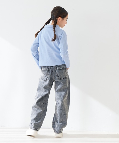coca(coca)(コカ)の「キッズ リブジップアップトップス(Tシャツ/カットソー・キッズ・ブラック/ブルー・120/130/140/150)」の12枚目の写真