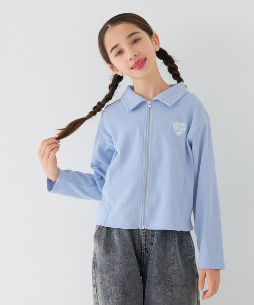 coca(coca)(コカ)の「キッズ リブジップアップトップス(Tシャツ/カットソー・キッズ・ブラック/ブルー・120/130/140/150)」の13枚目の写真