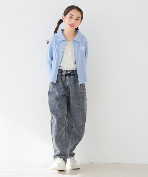 coca(coca)(コカ)の「キッズ リブジップアップトップス(Tシャツ/カットソー・キッズ・ブラック/ブルー・120/130/140/150)」の14枚目の写真