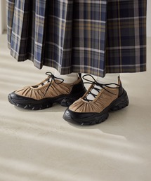 studio CLIP | 軽らくギャザースニーカー(スニーカー)