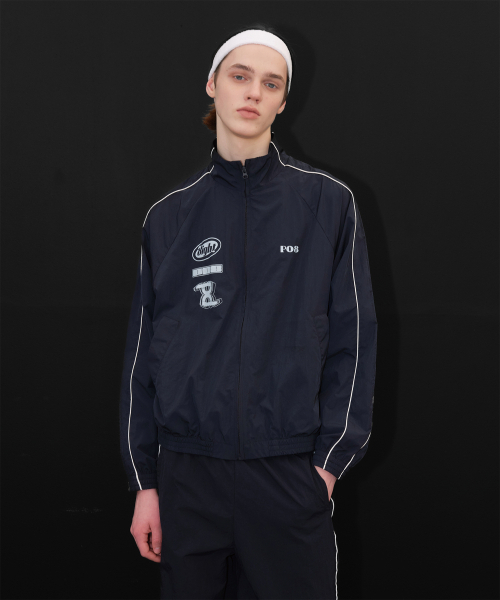 PO8(ピーオーエイト)の「INFIN8 JACKET - NAVY(ナイロンジャケット・レディース・ネイビー・MEDIUM/LARGE)」の6枚目の写真