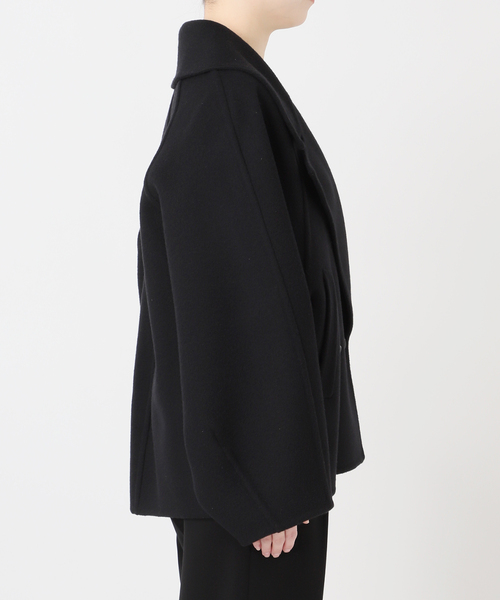 VERMEIL par iena（ヴェルメイユパーイエナ）の「super120s ビッグショールリバーコート（その他アウター・レディース・ブラック/ブラウン・FREE）」の22枚目の写真