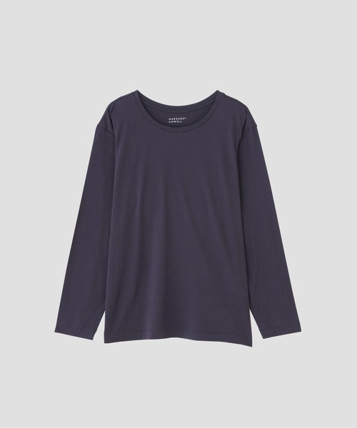 MARGARET HOWELL（マーガレットハウエル）の「SUPERFINE COTTON JERSEY TOP（Tシャツ/カットソー・レディース・ライトグレー・FREE）」の7枚目の写真