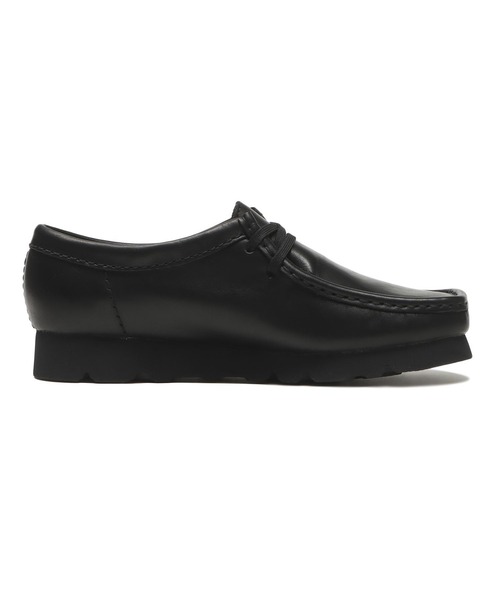 Clarks(クラークス)の「W WALLABEE GTX 26181118(モカシン/デッキシューズ・レディース・ブラック・3/6/5h/5/4h/4/3h)」の2枚目の写真