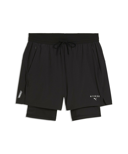 PUMA(プーマ)の「PUMA プーマ メンズ トレーニング PUMA x HYROX 2IN1 ショーツ(その他パンツ・メンズ・ブラック・X-LARGE/SMALL/LARGE/MEDIUM)」の3枚目の写真